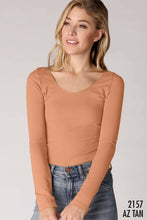 Load image into Gallery viewer, Scoop Neck Long Sleeve Top
