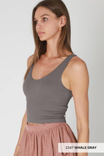 Load image into Gallery viewer, Reversible Ribbed Crop Top
