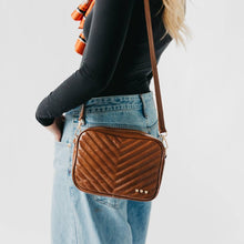 Load image into Gallery viewer, Coco Quilted Camera Crossbody Bag
