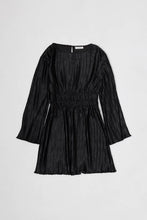 Load image into Gallery viewer, The Shayla Dress | Chic Plisse Mini Dress with Bell Sleeves
