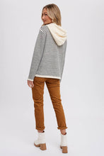 Load image into Gallery viewer, Henley Sweater with Hoodie
