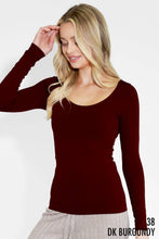 Load image into Gallery viewer, Scoop Neck Long Sleeve Top
