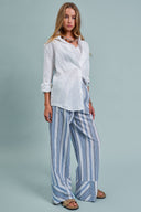 Linen Long Sleeve Button-Down Shirt
