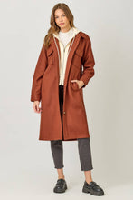 Load image into Gallery viewer, mystree coat fond du lac sunset orange

