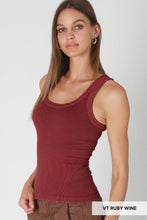 Load image into Gallery viewer, Vintage Reversible Ribbed Tank
