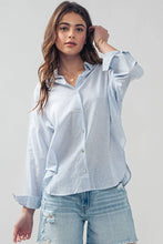 Load image into Gallery viewer, Lightweight Pinstripe Button Down

