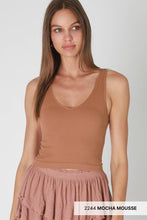 Load image into Gallery viewer, Reversible Ribbed Crop Top
