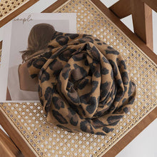 Load image into Gallery viewer, Leopard Print Warm Scarf
