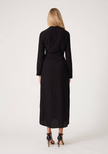 Load image into Gallery viewer, Long Sleeve High-Low Midi Wrap Dress
