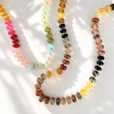 Color Garden Beaded Necklace – Natural Stone Beads Mix