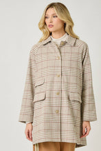 Load image into Gallery viewer, Plaid Midi Coat
