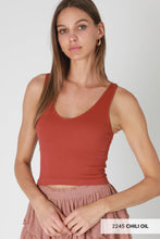 Load image into Gallery viewer, Reversible Ribbed Crop Top
