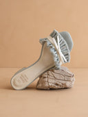 From Oasis Society shoes low heeled sandal denim slip on shop women’s fond du lac boutique 