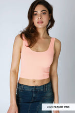 Load image into Gallery viewer, Reversible Ribbed Crop Top
