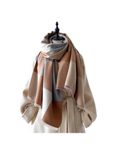 Load image into Gallery viewer, Classic Plaid Winter Scarf
