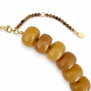 Chunky Resin & Natural Stone Bead Necklace