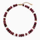 Color Garden Beaded Necklace – Natural Stone Beads Mix
