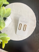 Gold Oval Post