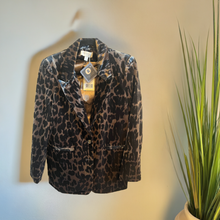 Load image into Gallery viewer, Velvet Leopard Blazer
