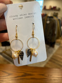 Wallpaper earrings unique lightweight trendy