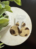 leopard design wallpaper earring art
