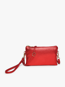 Red handbag with a strap fond du lac purses