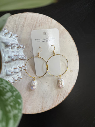 freshwater pearl statement earring a bold classic jewelry local fond du lac