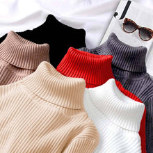 Load image into Gallery viewer, Merino Ribbed Turtleneck
